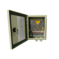 Boîte de distribution d&#39;alimentation CCTV étanche 12VDC 10amp 18ch